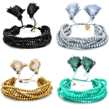 Bohemian Miyuki Charm Multi Layered Bracelets For Women Boho Crystal Seed Beads Bracelets Jewelry Party Gift daiiibabyyy
